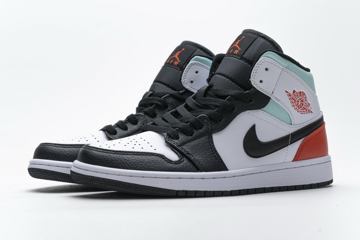 BQ6931-100 Air Jordan 1 Mid GS Black Toe