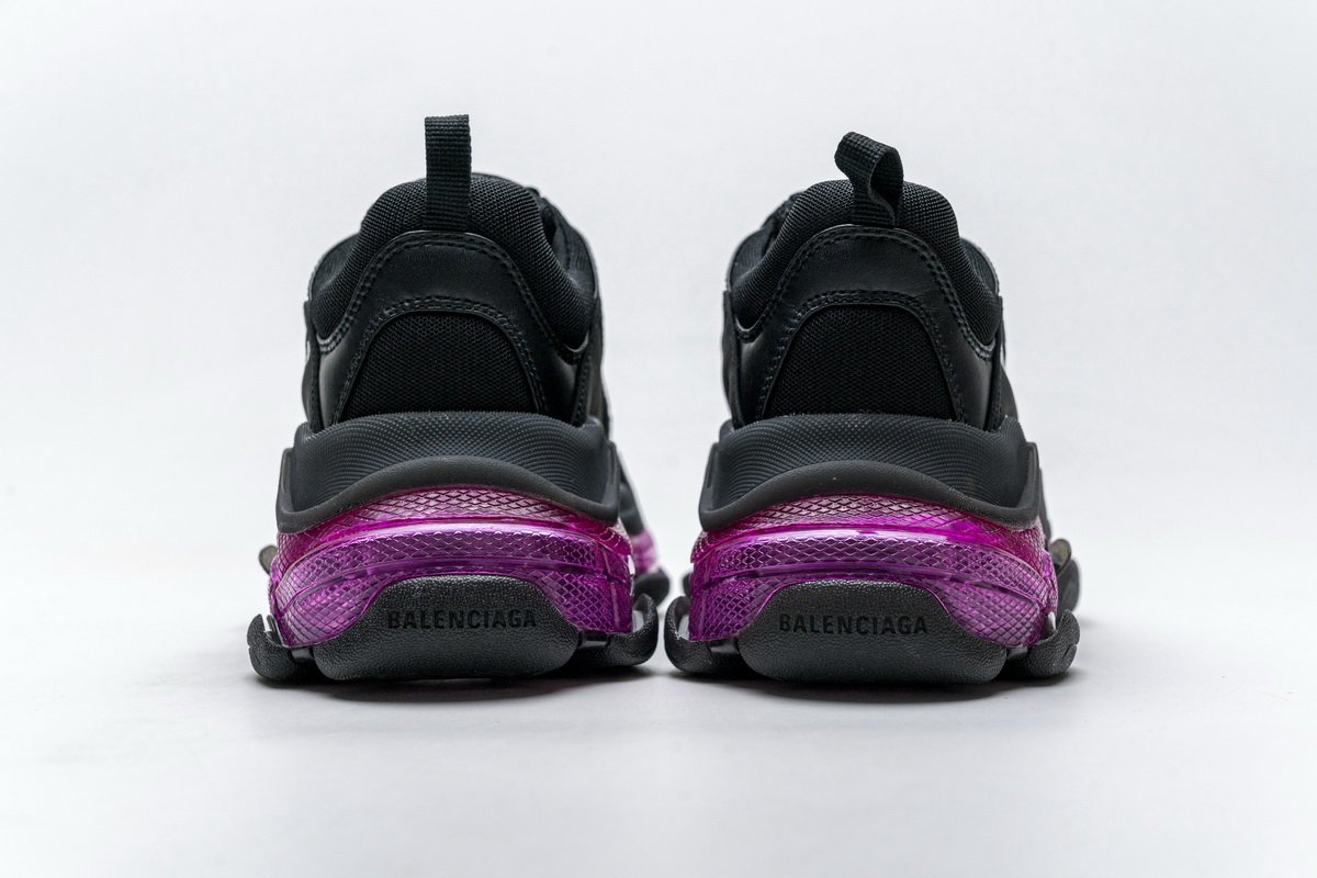 544351 w09o1 0829 Ba*len*cia*ga triple s black plum red