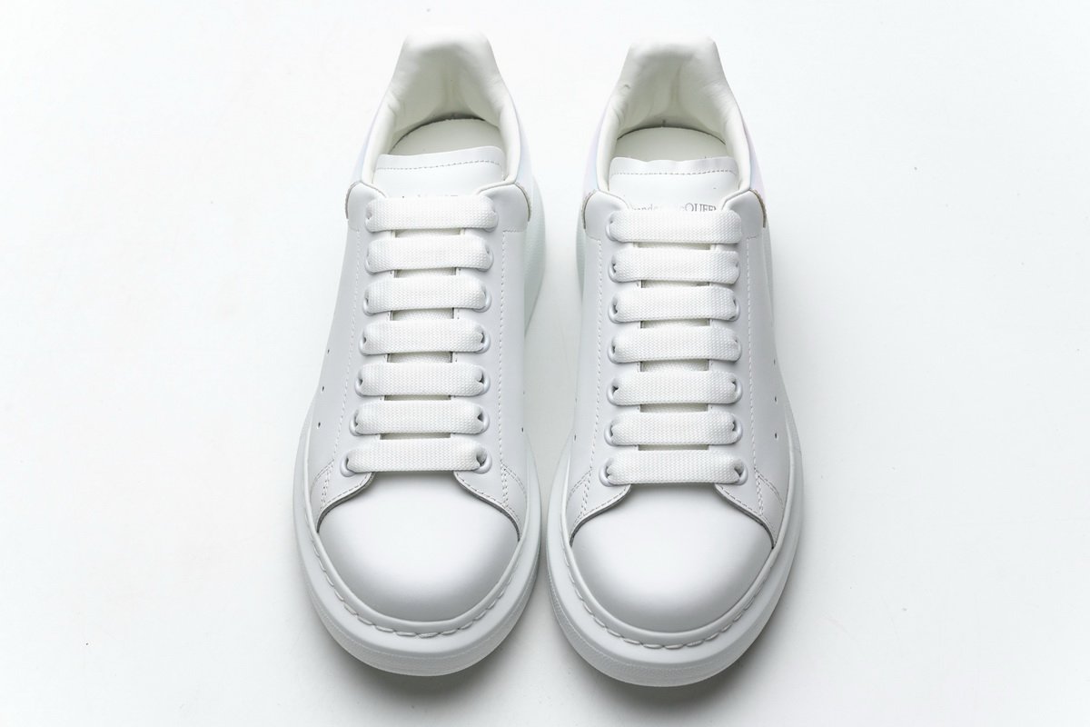 462214 WHGP7 9001 Ale*d*r M*Q*en Sneaker White Blue Laser
