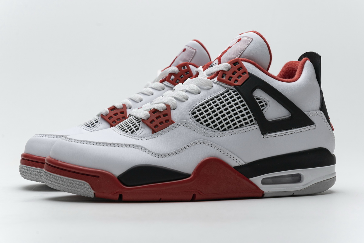 308497-110 Air Jordan 4 Retro Fire Red