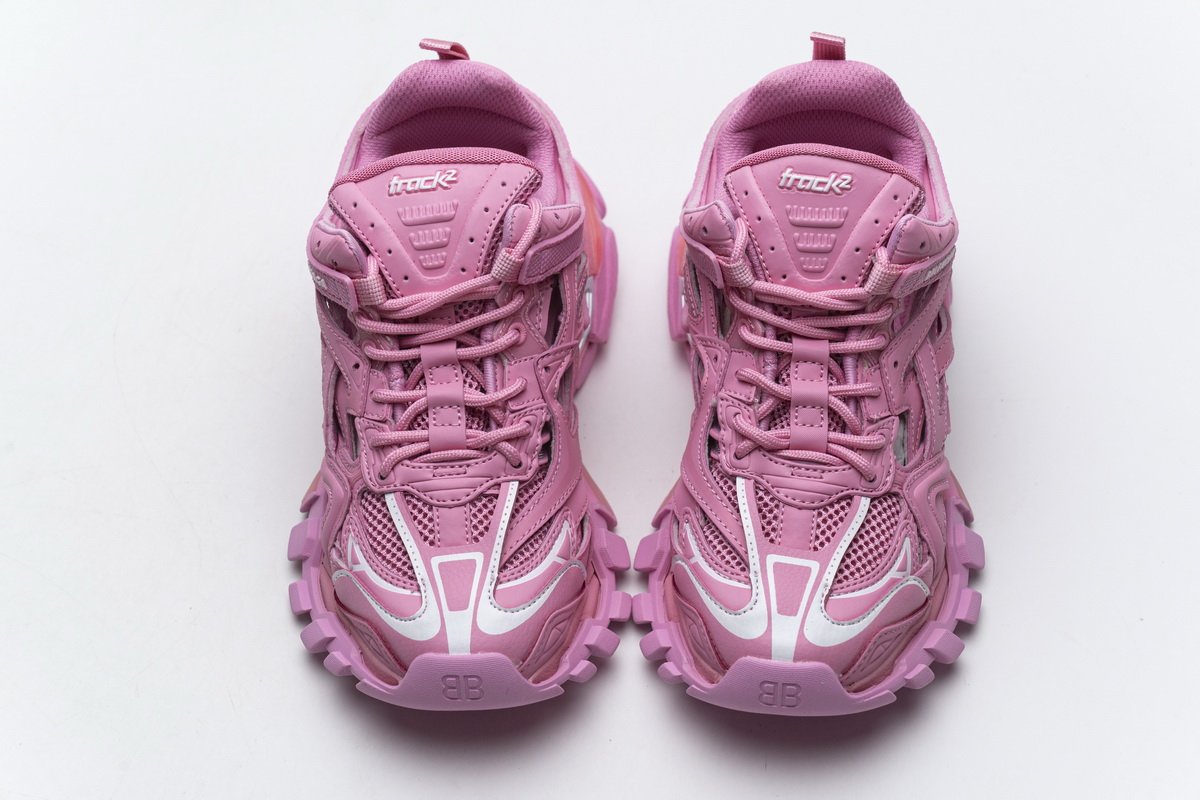 568615 W2GN5 5816 Blenciaga Track 2 Sneaker Pink
