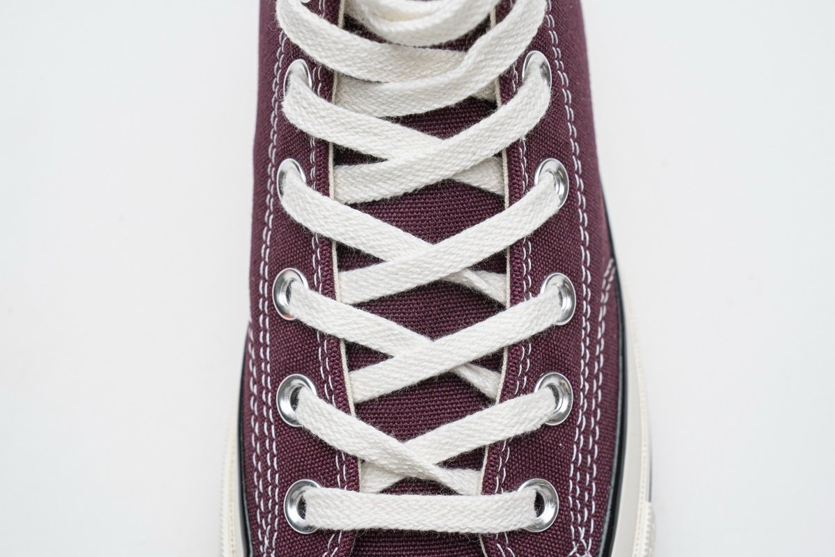 162051C Converse Chuck 70 HI Dark Burgundy Black Egret