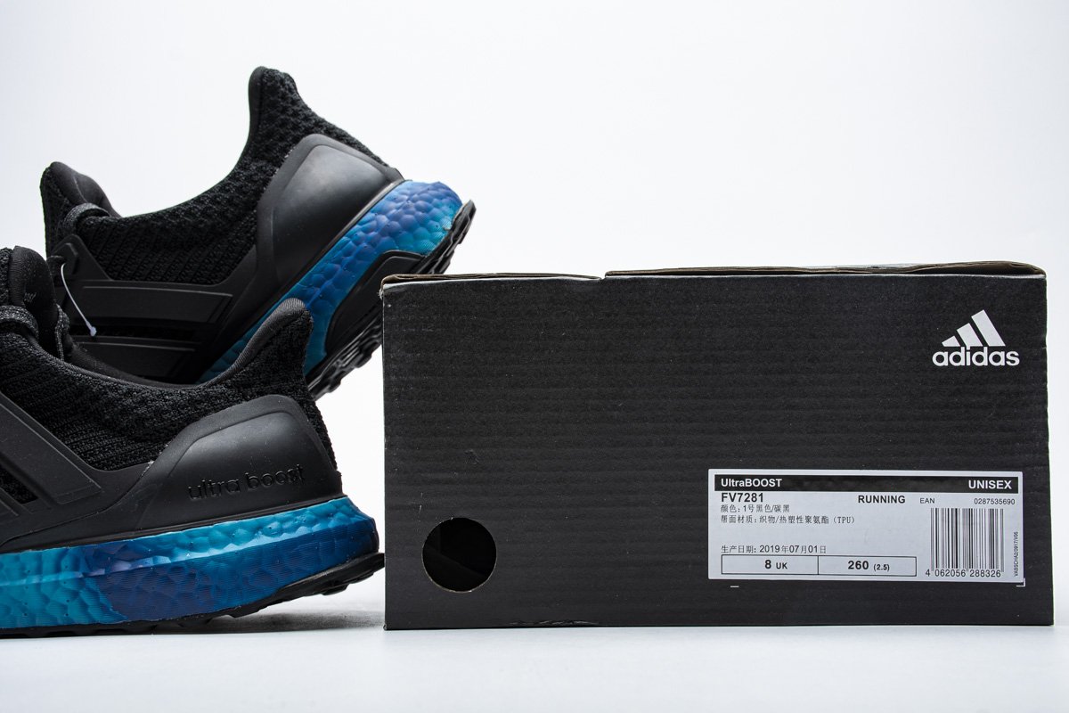 Ultra Boost 4.0 “Core Black/Blue”FV7281