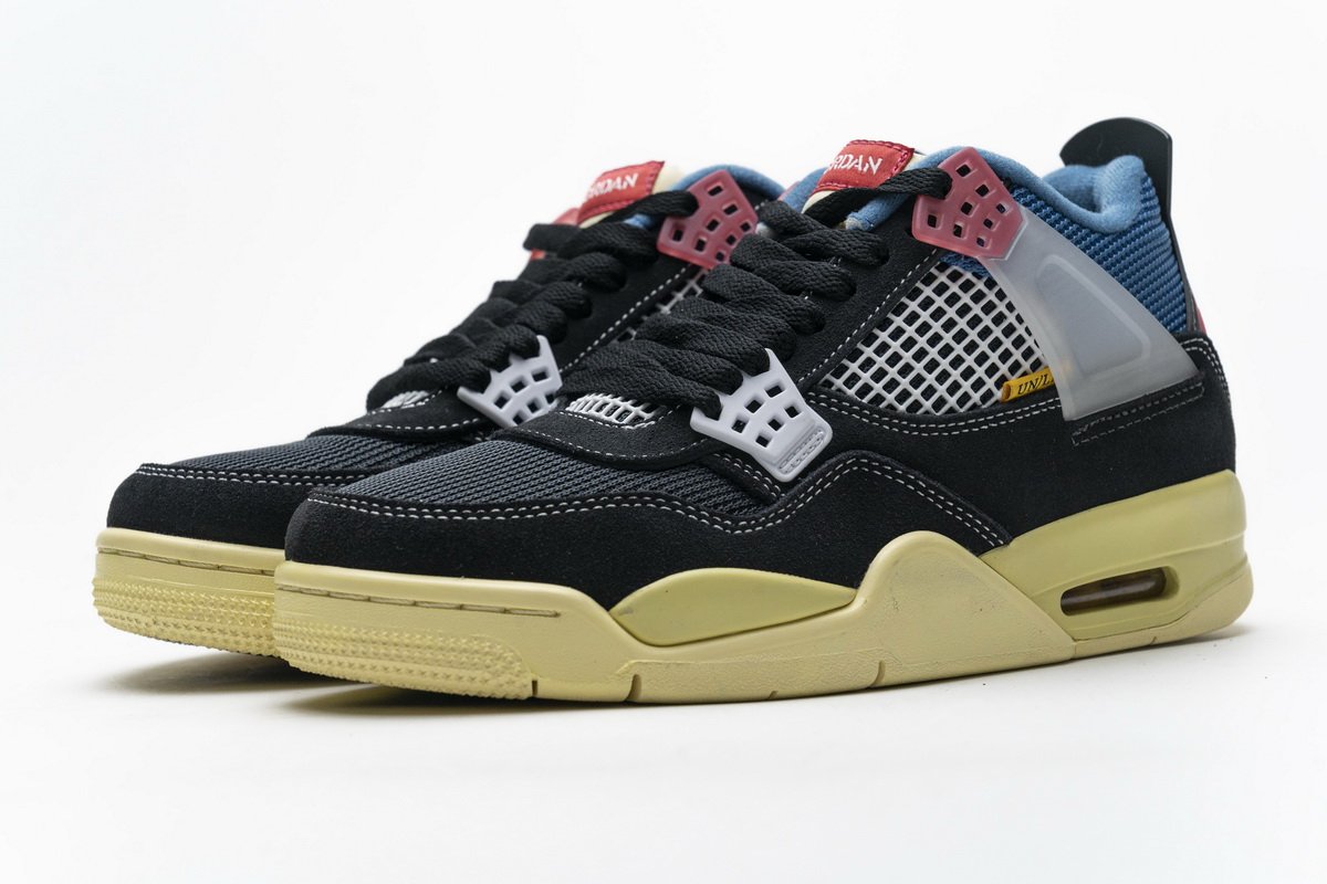 DC9533-001 Union LA x Air Jordan 4 Retro SP Off Noir Black