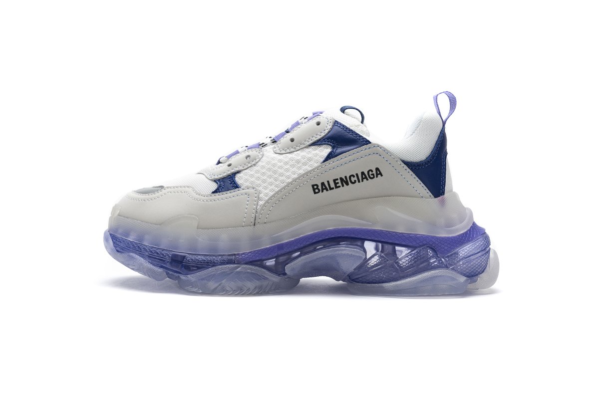 544351 w09e1 1322 Ba*len*cia*ga triple s white purple