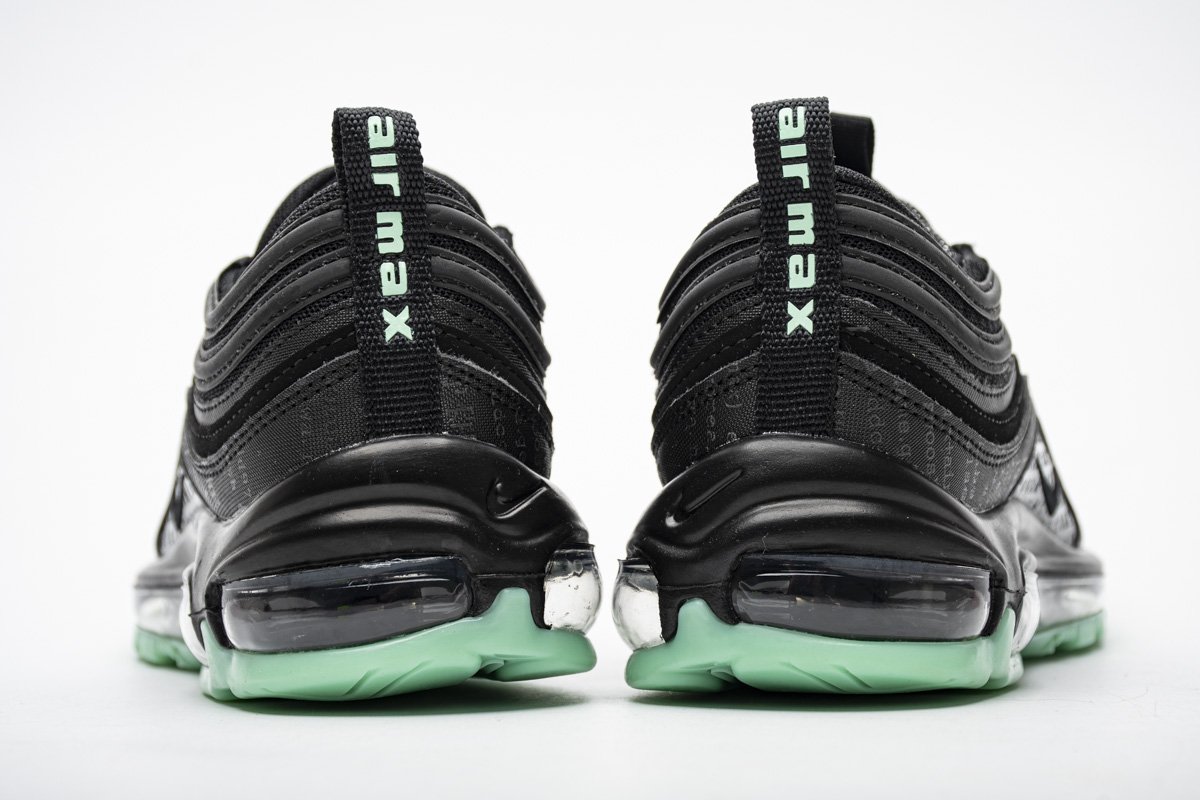 921826-017 Nike Air Max 97 Black Green Glow
