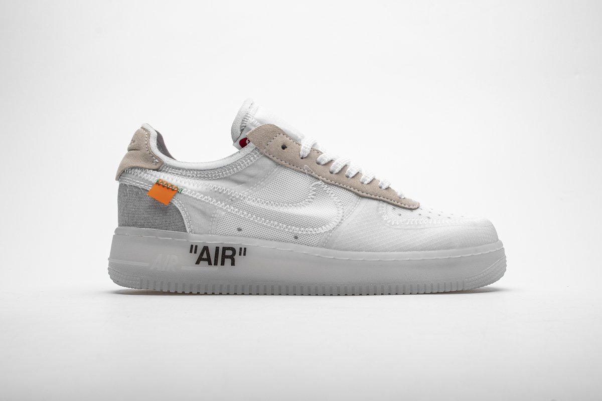 AO4606-100 OFF White X Air Force 1 Low White