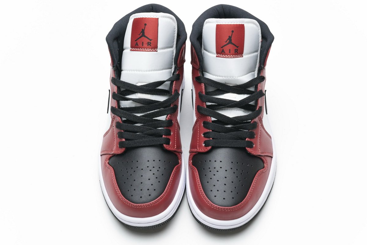 554725-069 Air Jordan 1 Mid Gym Red