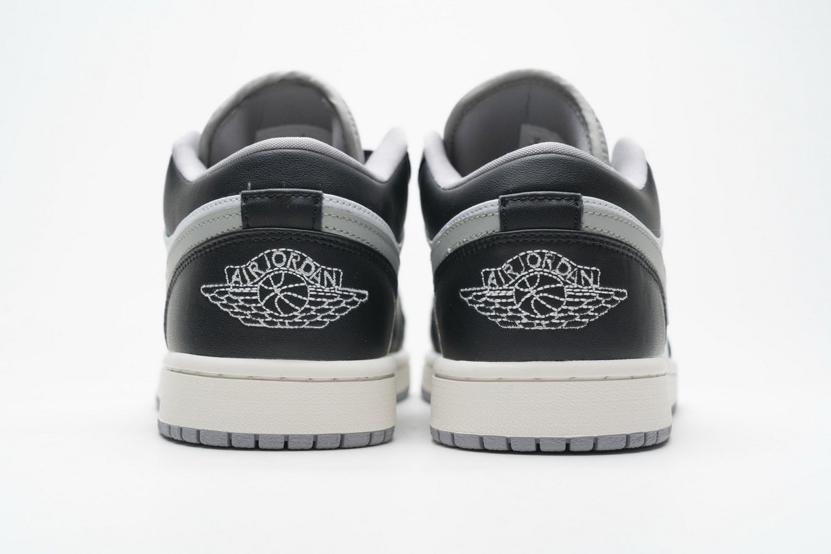 553558-039 Air Jordan 1 Low Light Smoke Grey