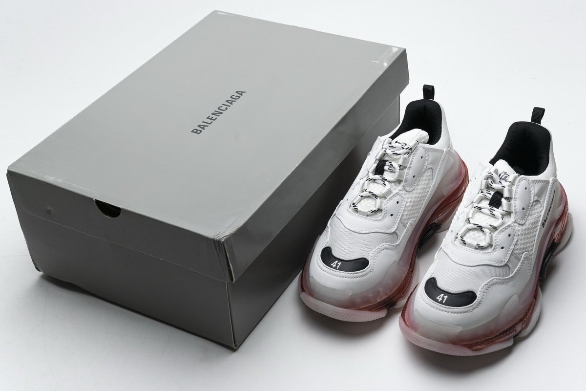 0625 w09o1 Ba*len*cia*ga triple s milk white black