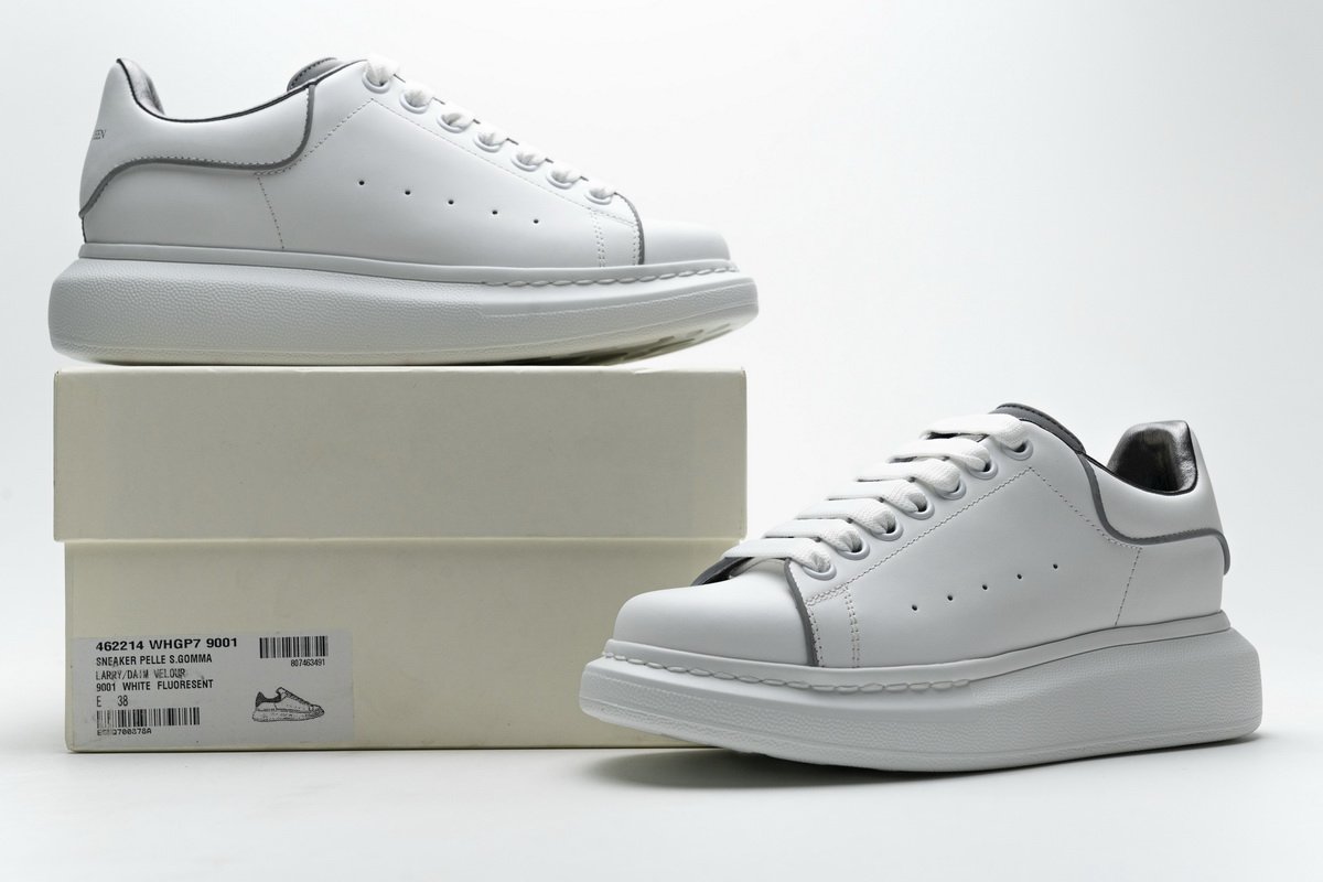 462214 WHGP7 9001 Ale*d*r M*Q*en Sneaker All White