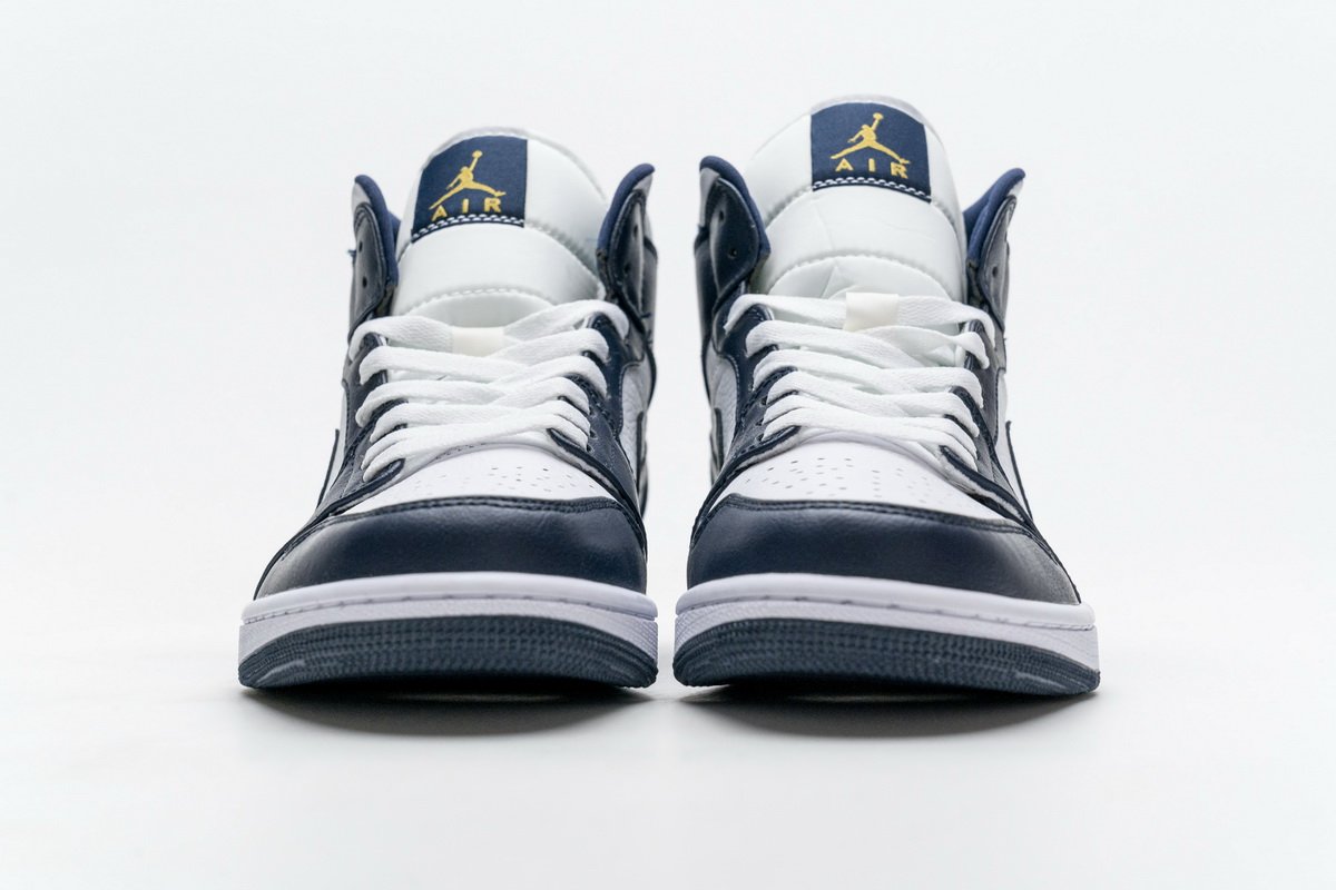 554724-174 Air Jordan 1 Mid Obsidian