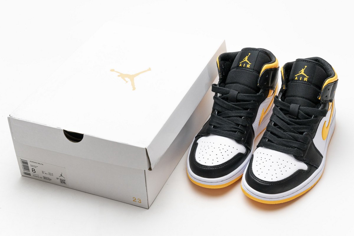 CV5276-107 Air Jordan 1 Mid SE Laser Orange Black