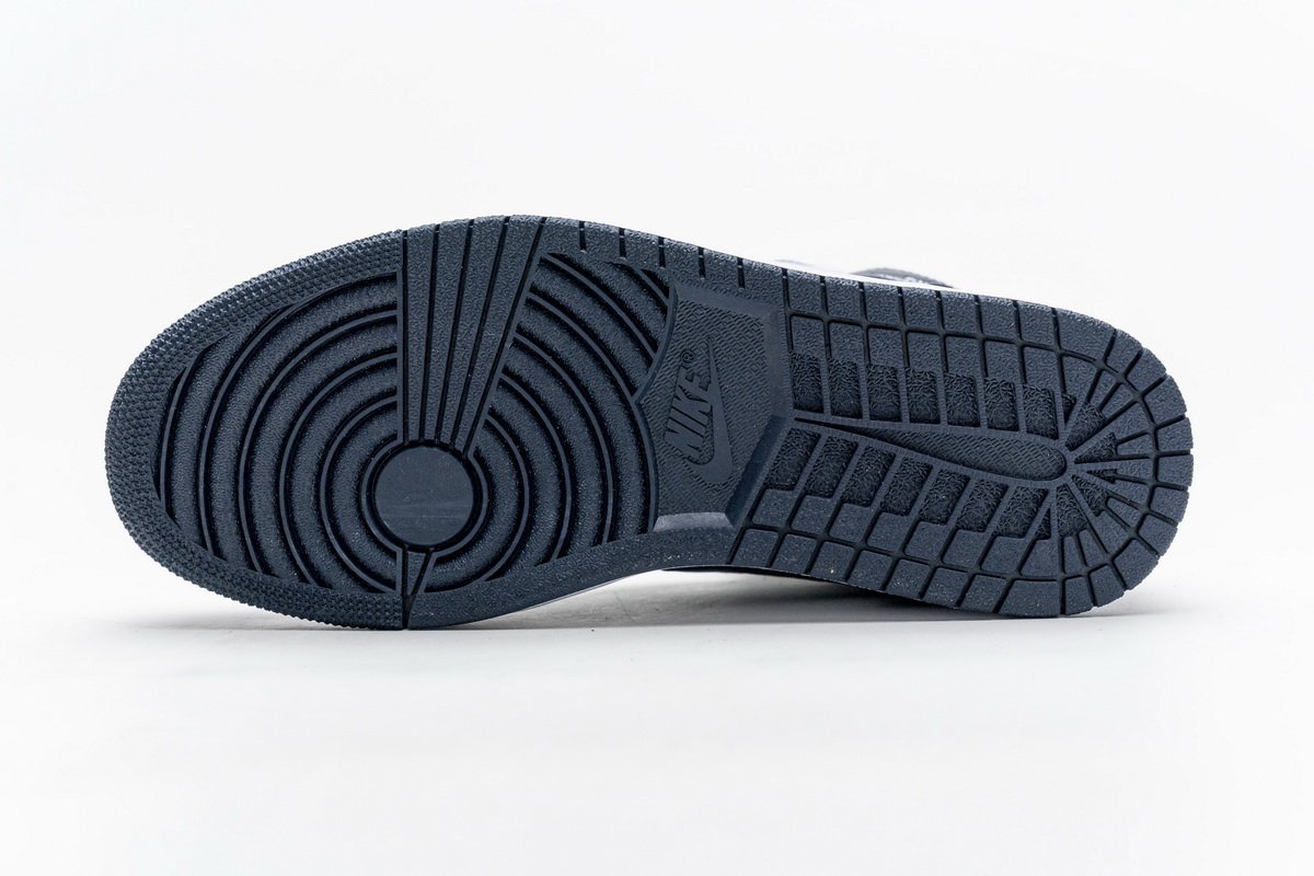 554724-174 Air Jordan 1 Mid Obsidian