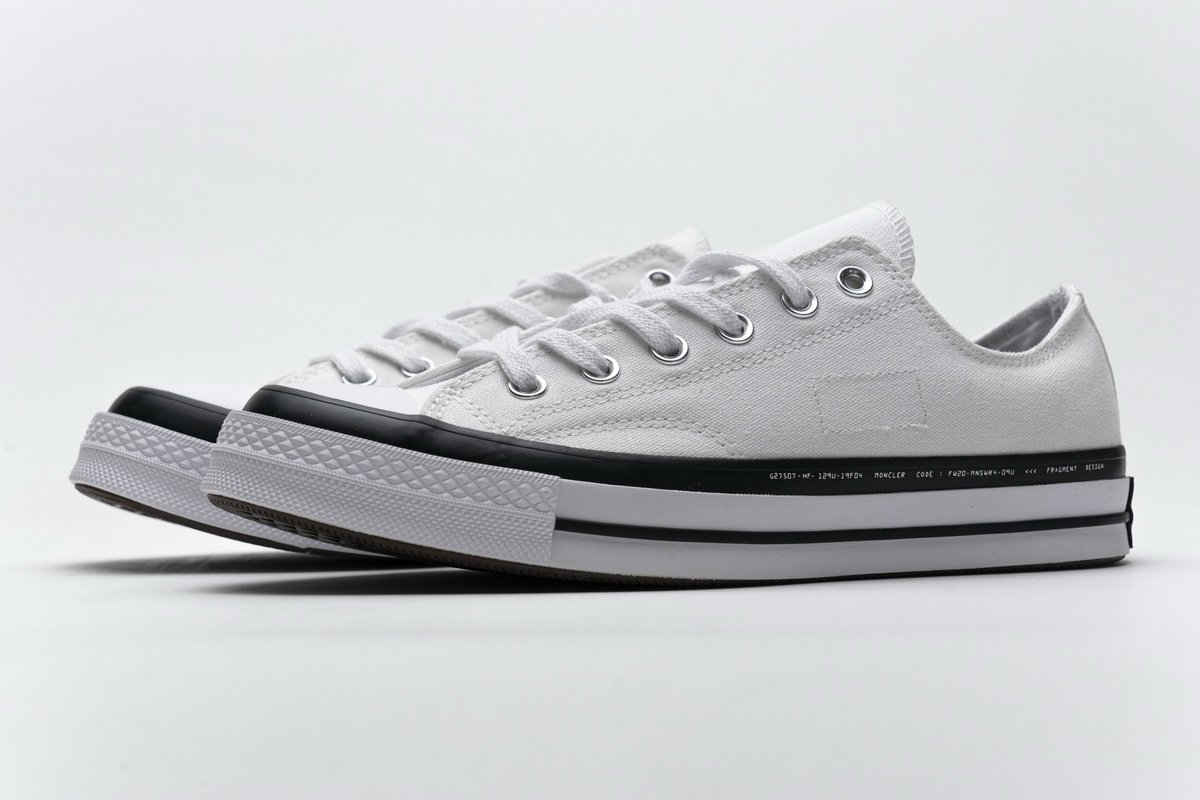 161208C Fragment x Moncler Converse CTAS LIFT OX White