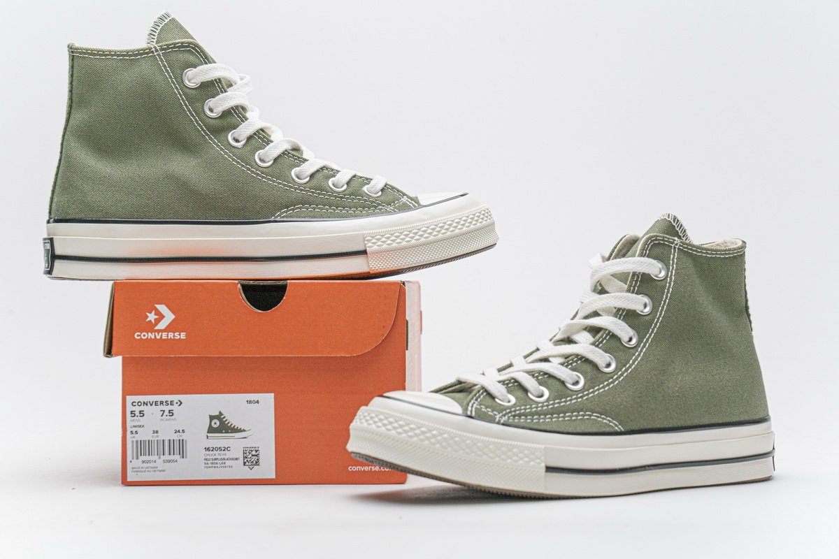 162052C Converse Chuck 70 HI Field Surplus Black Egret