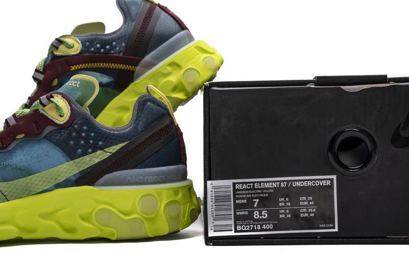 Nike React Element 87Undercover“Lakeside” BQ2718-400