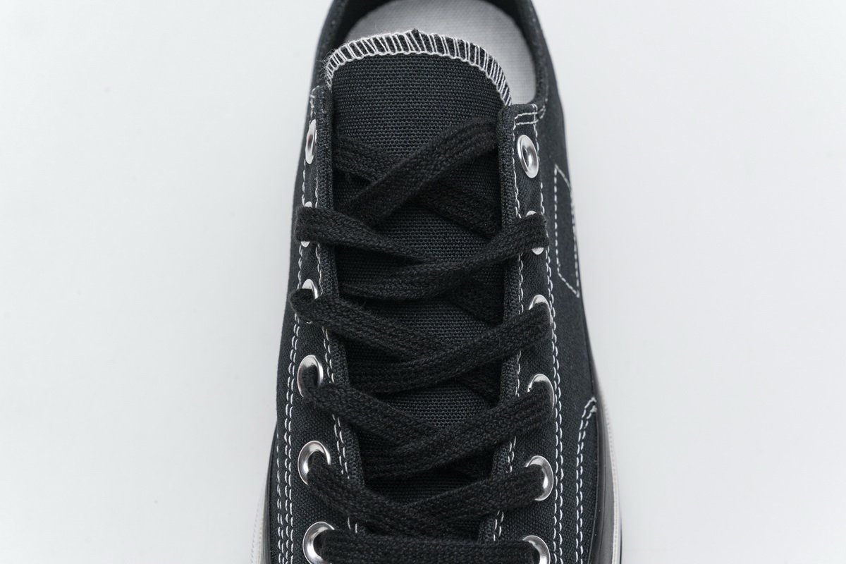 161209C Fragment x Moncler Converse CTAS LIFT OX Black White