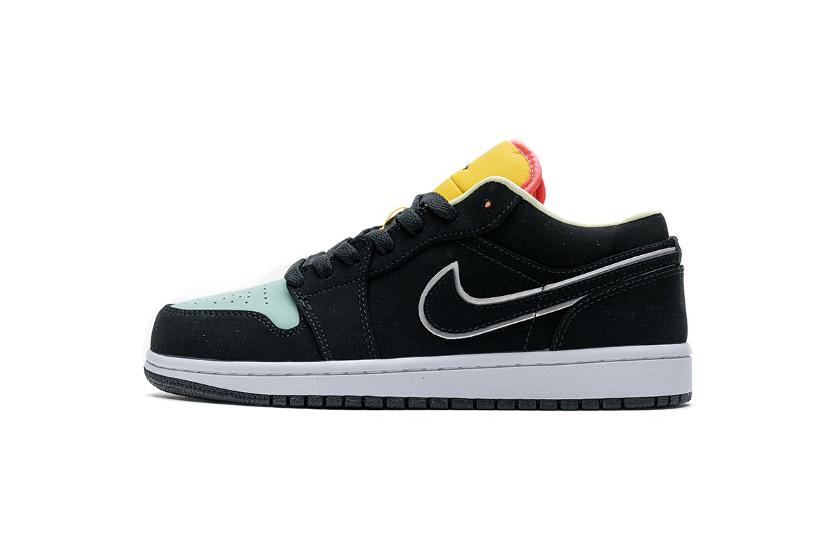 CK3022-013 Air Jordan 1 Low SE Pink Orange Blue