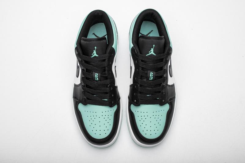 Air Jordan 1 Low Emerald Toe 553558-117