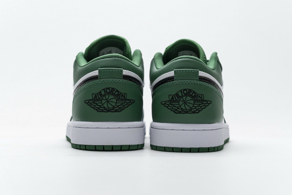 553558-301 Air Jordan 1 Low Pine Green