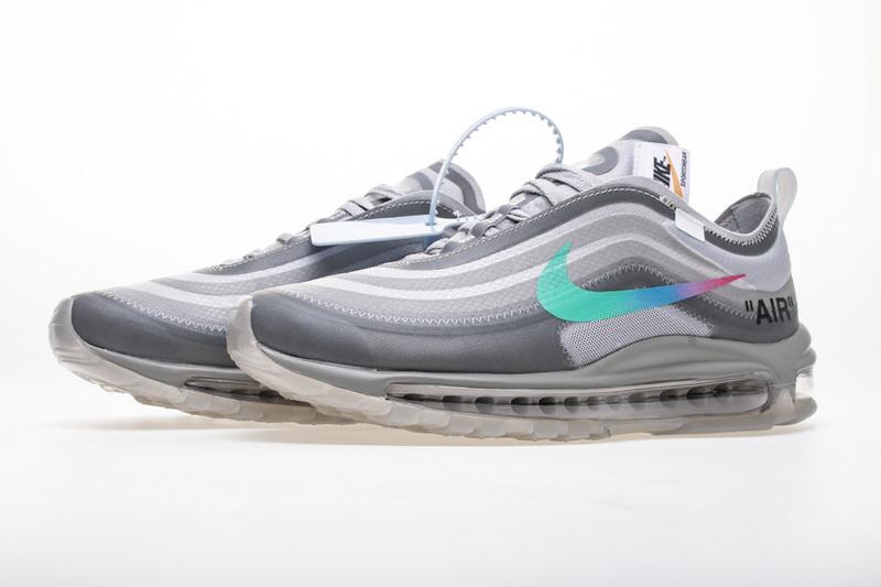 OFF WHITE X Nike Air Max 97 “Wolf Grey Menta” AJ4585-012