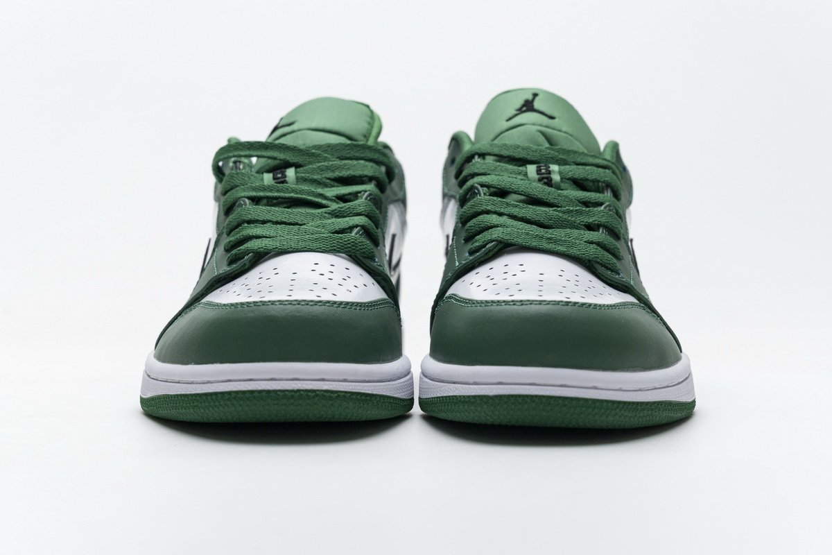 553558-301 Air Jordan 1 Low Pine Green