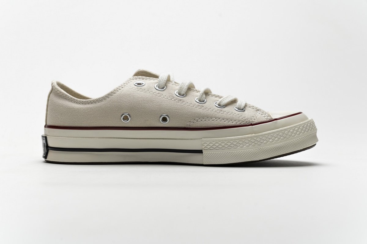 162062C Converse Chuck 70 OX Parchment Garnet Egret