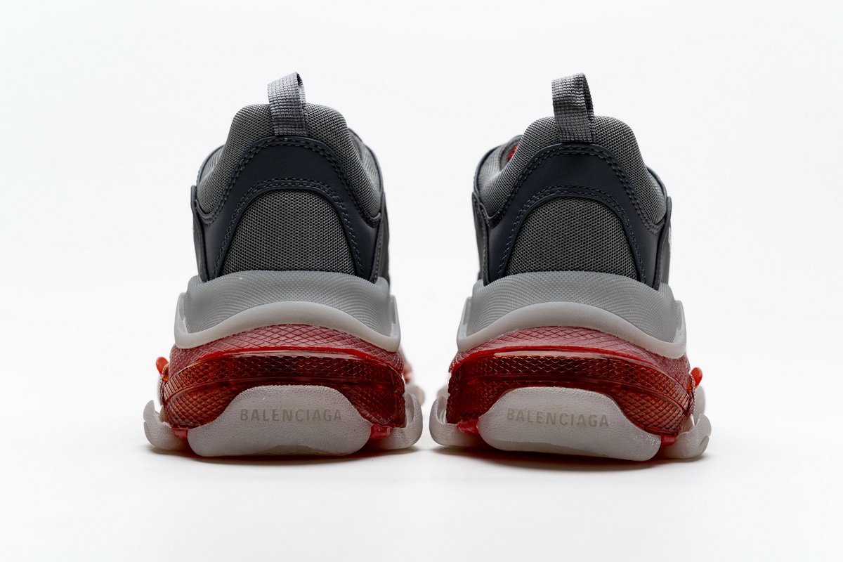 544351 w09o1 2262 Ba*len*cia*ga triple s grey red