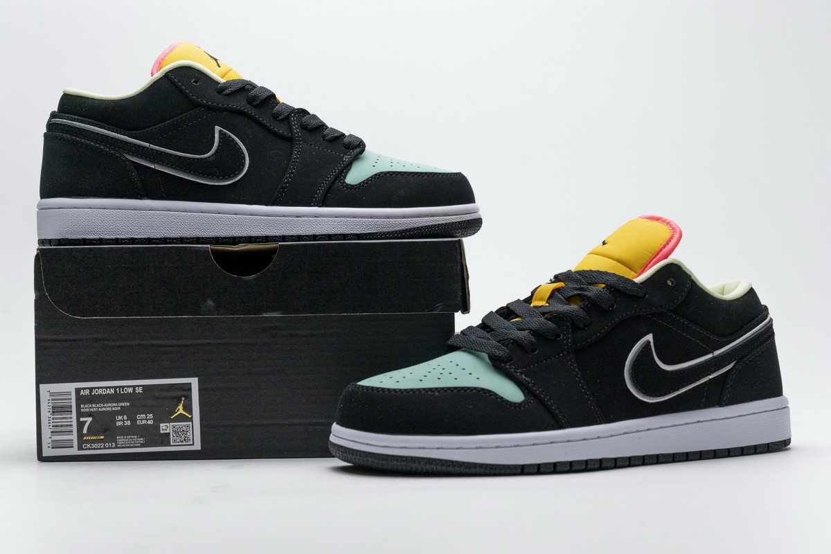 CK3022-013 Air Jordan 1 Low SE Pink Orange Blue