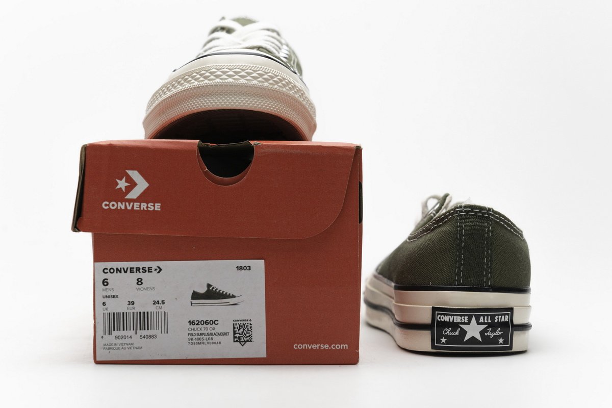 162060C Converse Chuck 70 OX Field Surplus Black Egret