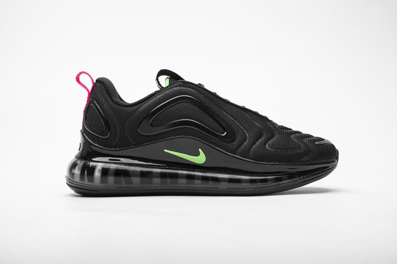CQ4614-001 Air Max 720 Black Hyper Pink Scream Green