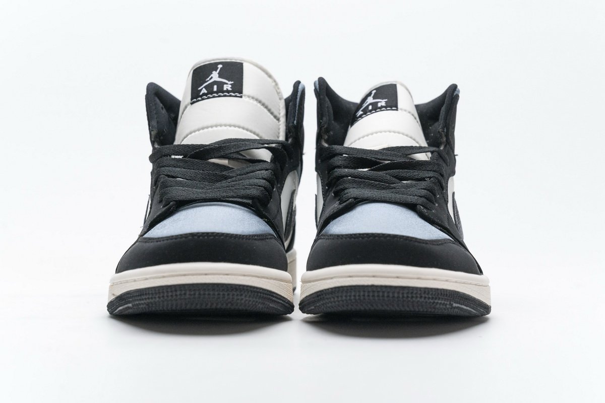 852542-011 Air Jordan 1 Mid SE “Satin Grey”