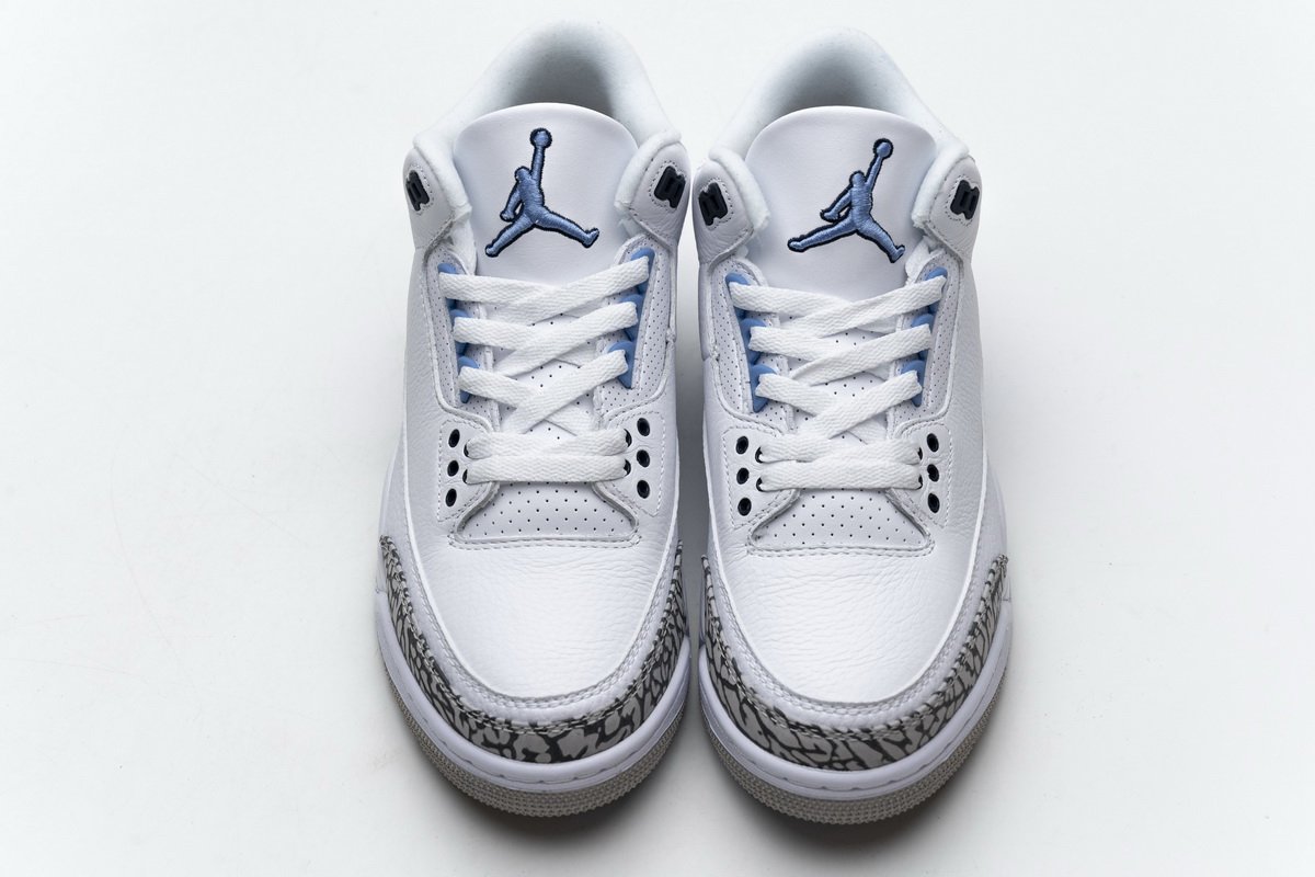 CT8532-104 Air Jordan 3 ‘UNC’