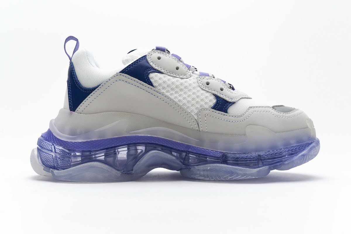 544351 w09e1 1322 Ba*len*cia*ga triple s white purple