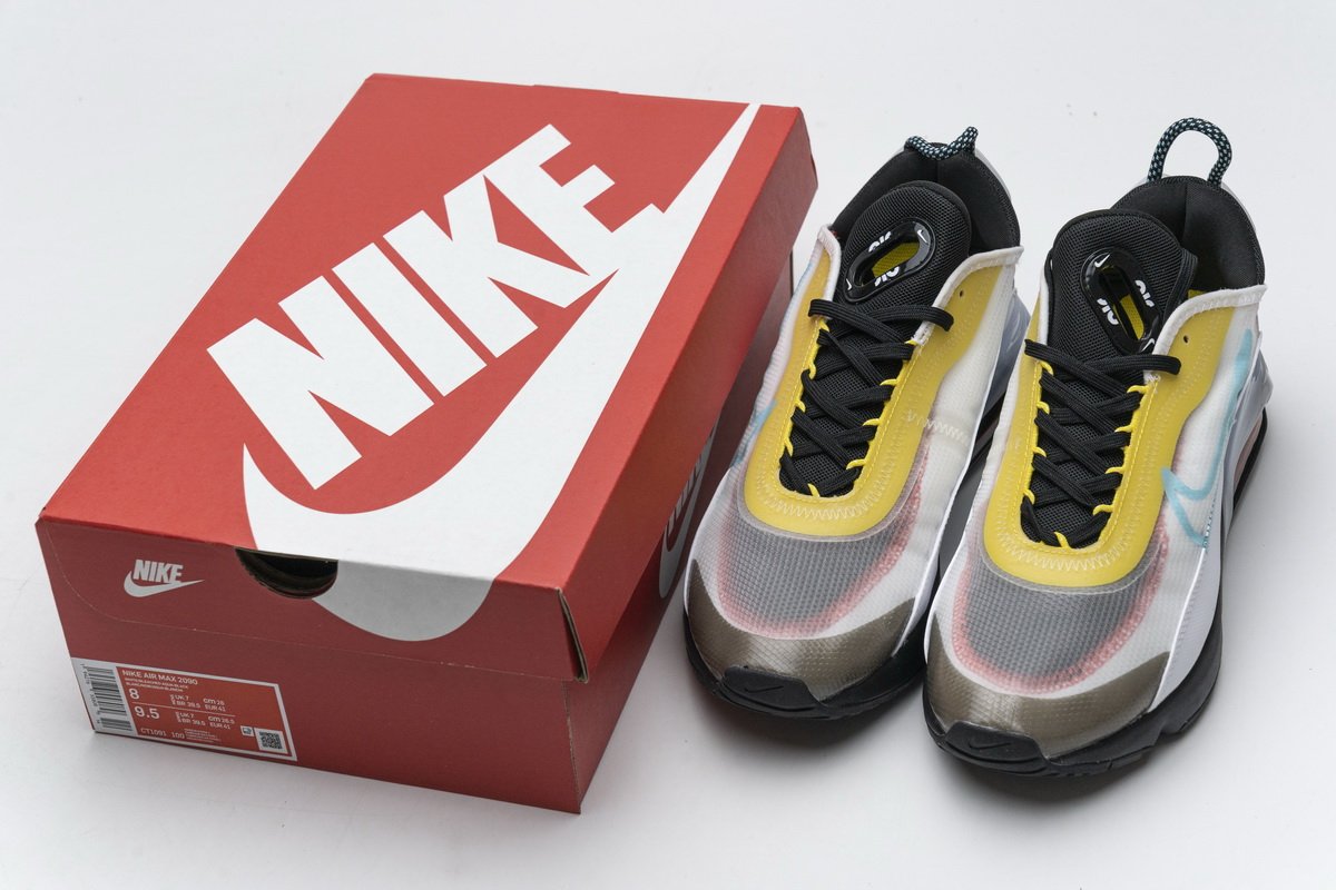 CT1091-100 Nike Air Max 2090 Speed Yellow Aqua