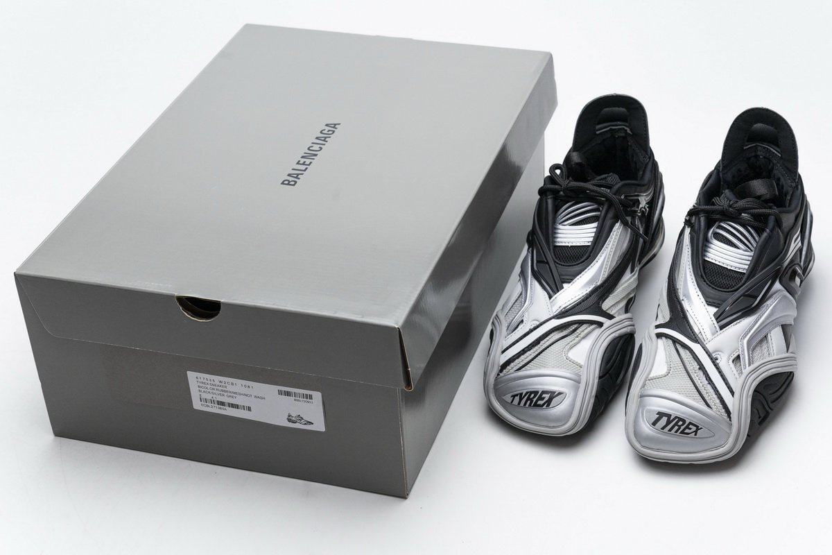 Ba*len*cia*ga tyrex 5.0 sneaker black silver
