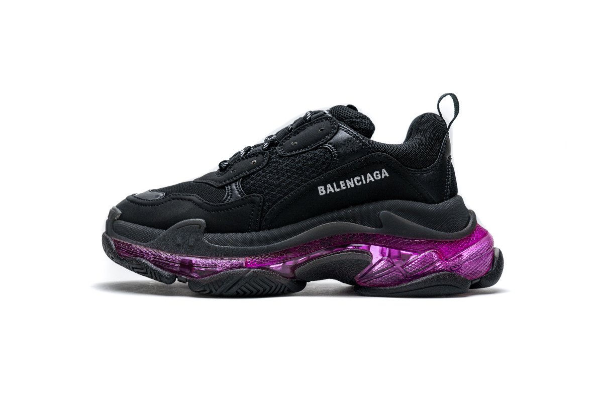 544351 w09o1 0829 Ba*len*cia*ga triple s black plum red