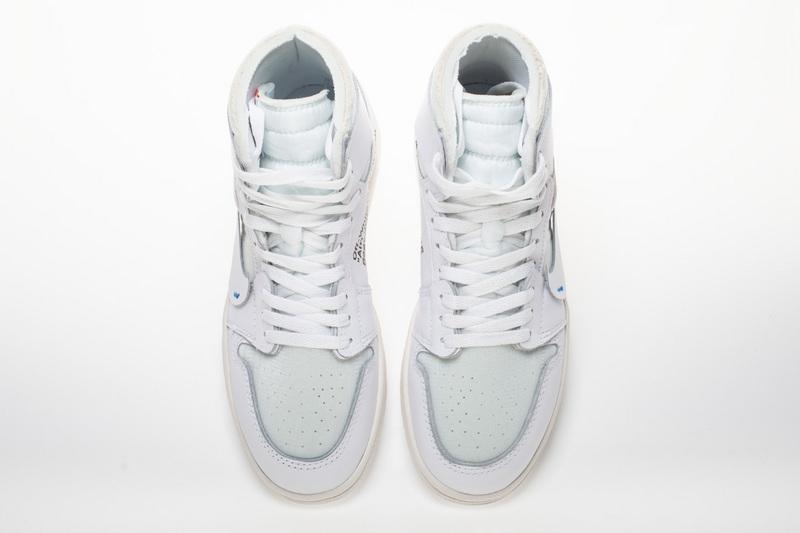 OFF WHITE X Air Jordan 1 AQ0818-100 White