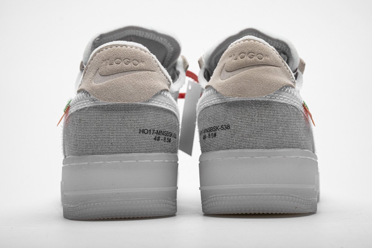 AO4606-100 OFF White X Air Force 1 Low White