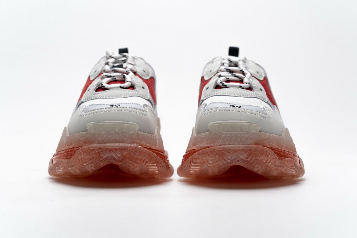 544351 w09e1 4552 Ba*len*cia*ga triple s white red