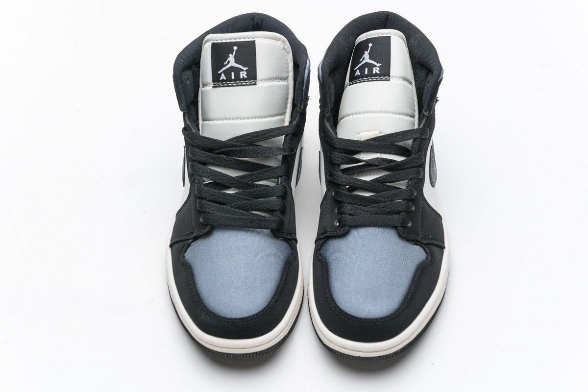 852542-011 Air Jordan 1 Mid SE “Satin Grey”