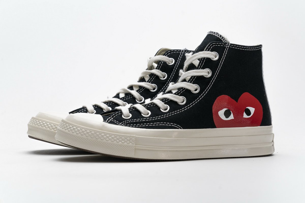 150204C CDG Play x Converse Chuck Taylor All Star 70 High Top