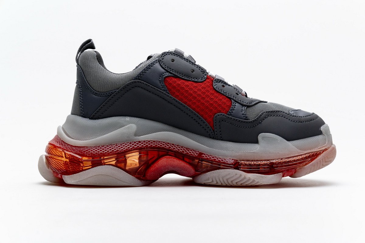 544351 w09o1 2262 Ba*len*cia*ga triple s grey red