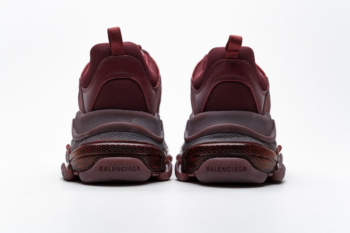 541624 w09e1 1628 Ba*len*cia*ga triple s red wine