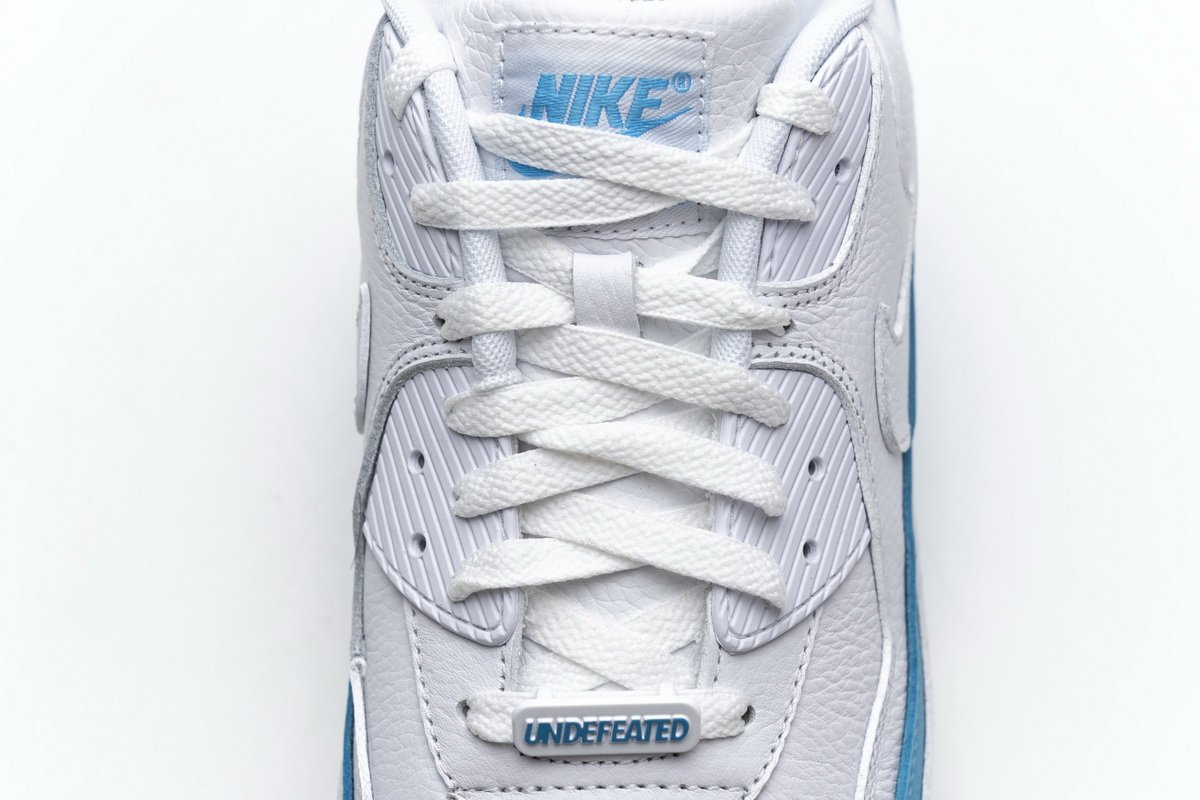 CJ7197-102 Undefeated x Nike Air Max 90 White Blue
