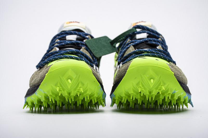OFF WHITE X Nike Zoom Terra Kiger 5 White Electric Green CD8179-300