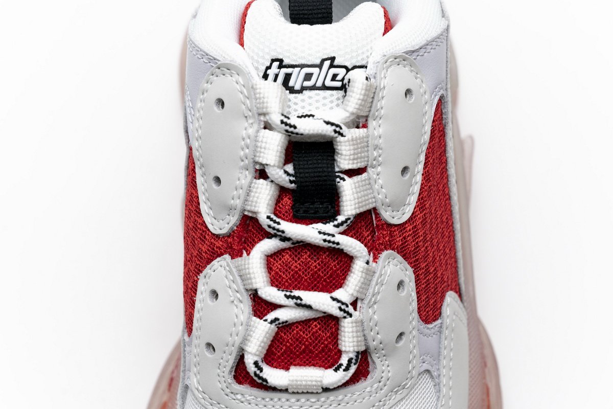 544351 w09e1 4552 Ba*len*cia*ga triple s white red
