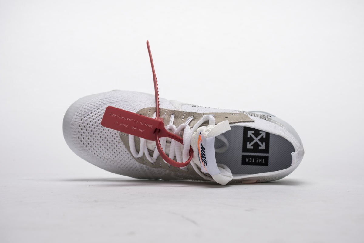 2018 1.0 AA3831-100 Off White x Nike Air VaporMax 2018 ‘All White’