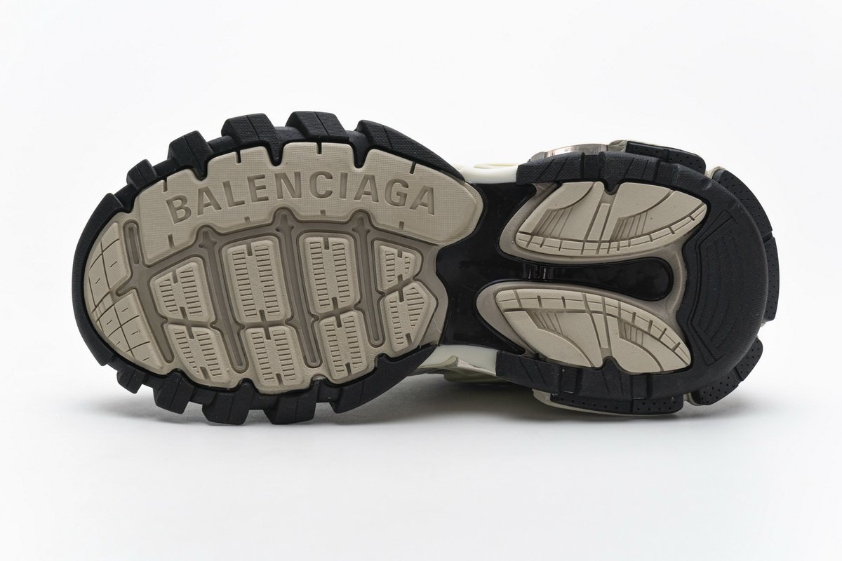 570391 W2GN9 2009 Blenciaga Track 2 Sneaker Champagne Black